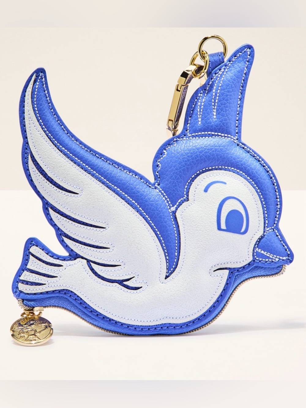 Bath & Body Works 💙 Snow White Blue Bird Coin Purse NWT